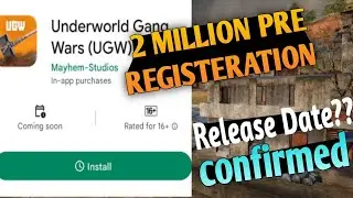 Finally UGW Release Date Confirm 😱// underworld gang wars release date // @ugw_official #4hmsparkop