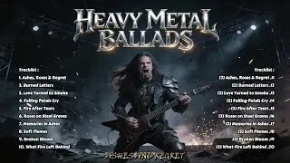Heavy Metal Ballads Playlist 2026 🌹 Soft Emotional Metal for Focus & Relax | Flameheat Ballads