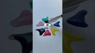 Mixing Colors Therapy 💧🎨 #colormixing