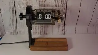 3d printed Steampunk Style Flip Clock DIY Retro