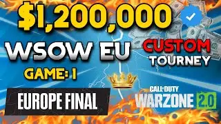 *NEW* $1,200,000 Warzone WSOW Stage 1 Europe Custom Tournament!  Final Game: 1