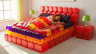 Oddly Satisfying AI ASMR 🌈 Choose Your Favorite Bed!