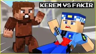 KEREM KOMİSER VE FAKİR D&Uuml;ŞMAN OLDU! 😱 - Minecraft