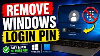 How to Remove Pin In Windows 10 & 11 (Easy and Quick)