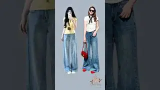 5 c&aacute;ch phối quần jean ống rộng m&ugrave;a h&egrave; ai cũng &aacute;p dụng được