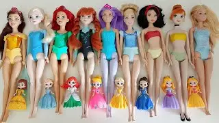 Mattel Disney Princesses Dress up Ariel, Rapunzel, Belle, Tiana, Sindirella, Mulan DIY