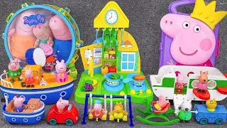 Peppa Pig ASMR | 100 Minutes Satisfying with Unboxing Cute Peppa Pig Kitchen Playset 🍅