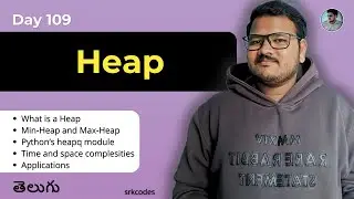 Heaps & Priority Queues in Python Telugu | Min vs Max Heap | heapq Explained | srkcodes