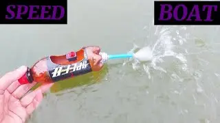 How To Make A Mini Speed Boat At Home #SpeedBoat #DIYProject #MiniBoat 