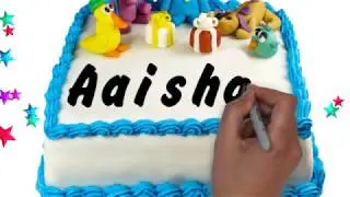 Happy Birthday Aaishah | Whatsapp Status Aaishah