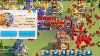 They RALLIED The STRONGEST Player In the GAME! *Wild Lion 2B POWER* | Rise of Kingdoms 