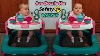 Newborn Baby Ava Goes In Her Safety First Baby Walker 👶🏻🍼🧷👣 5 Months Old