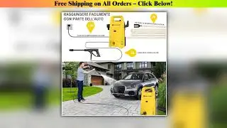 Home& Garden High Pressure Washer,3-IN-1 Power Jet Nozzle,High Power Portable