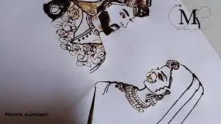 😱. bahut hi easy tarike se side face beautiful bride bnana sikhiye 🤗❤️//suscribe for more videos 💕🥰
