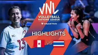 🇨🇦 CAN vs. 🇹🇭 THA - Highlights Week 2 | Women's VNL 2022