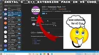Как установить пакет расширений C/C++ в Visual Studio Code || Автор: BDM Captain