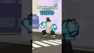 Fun Facts About TODO!! #jujutsushenanigans #roblox #foryou #shenanigans #jjk #jjs #anime #todo