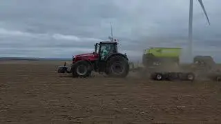 Demonstrație tractor la semănat, Corni-Albești zona Vladnic, 2 octombrie 2025. SIGMA România