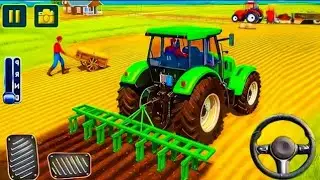 Modern Tractor Farming Driving Simulator 3D - New Tractor Games - Android Gameplay 