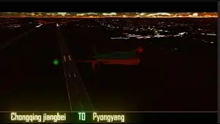 Geofs Timelaps: Chongqing Jiangbei to Pyongyang
