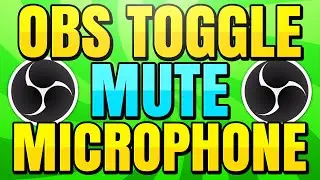 How to Toggle Mute your Microphone in OBS Studio