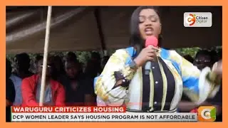 Waruguru says Govt housing plan unaffordable