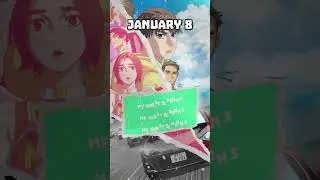 Today&rsquo;s anime episodes | January 8 | #shorts #anime #jujutsukaisen #chainedsoldier #mfghost
