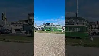Blackpool Balloon Tram ready for the illuminations this evening. 09/09/24.