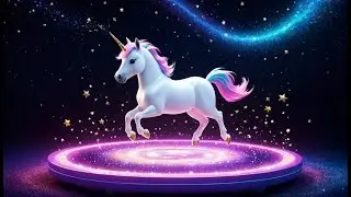 Baby Unicorn&rsquo;s Starry Ride | Magical Unicorn Song for Kids | Sparkling Night Adventure
