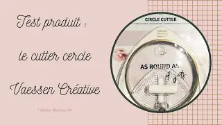 Test produit : Le cutter Circulaire Vaessen Cr&eacute;ative #scrap #scrapbooking @vaessencreative