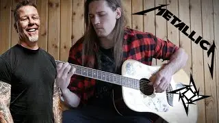 Metallica - Master of Puppets (interlude part) || acoustic guitar cover || free tab ||