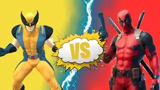 Fortnite, WOLVERINE VS DEADPOOL CHALLENGE! TEAM DEADPOOL OR TEAM WOLVERINE? #fortnite