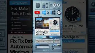 How to Fix Date & Time Automatically on Windows ⏰ | #shorts #windows10 #techtricks