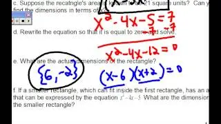 Algebra 1 Mod 4  Lesson 5  Zero Property