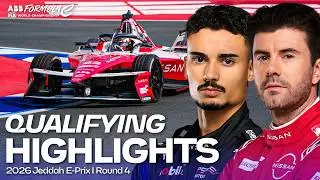 A familiar face back on pole! | 2026 Jeddah E-Prix Round 4 Qualifying Highlights