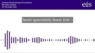 EIS Assistant General Secretary Anne Keenan BBC Radio Scotland 16/12/25