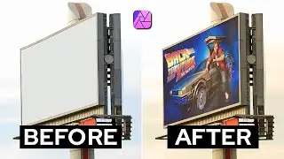 Place Artwork on a Billboard (Create Your Own MOCKUP) in Affinity Photo iPad