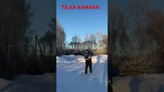 Testataan tehd&auml; lunta #koe #talvi  #winter  #prokoboy