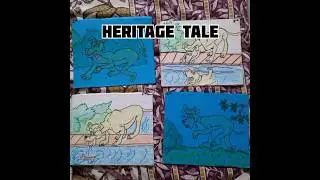 story telling flash card ideas#haritagetale#ytshorts#thegreedydog#moral#activity#domesticanimals