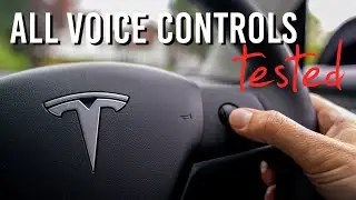 ГОЛОСОВЫЕ КОМАНДЫ Tesla Model 3 (управление 2021 года + SIRI)
