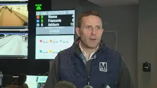 WMATA CEO Randy Clarke gives a Metro operations update during winter storm