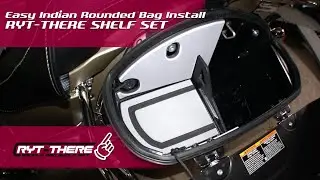 Easy Installation for Indian RYT-There Shelf Set for Rounded  Lid Hard Saddle Bags 2014-2020
