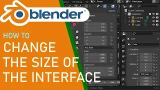 Blender how to change the size of the interface