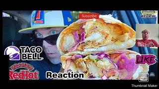 Реакция на обзор буррито с хрустящей курицей RedHot Diablo от Frank's Taco Bell&reg;! 🌶️🐔🌯 | НОВЫЙ соус!