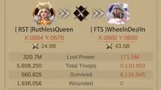 Evony #SvS easy throne clear with RST