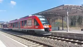 Arrival RB 82 (DB Regio) towards Bad Harzburg at station Seesen [9-4-2023]