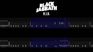 Black Sabbath - N.I.B. | Full Song Guitar Play-Along with On-Screen Tabs