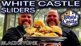 THE BEST WHITE CASTLE SLIDERS MADE ON THE BLACKSTONE GRIDDLE! EASY RECIPE
