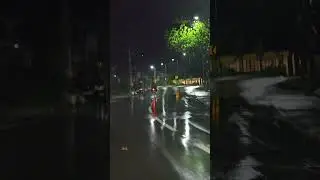Night Drive in Rain | Monsoon Rain 🌧️ #kerala #monsoon #travel #keralaroads #balussery #thamarassery