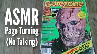 ASMR GoreZone Horror Movie Magazine | Visual Art Page Turning (No Talking)